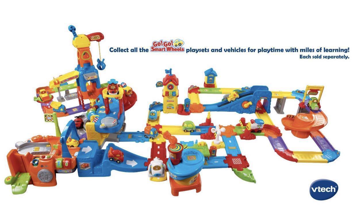 (InStock) VTech Go! Go! Smart Wheels Spinning Spiral Tower Playset