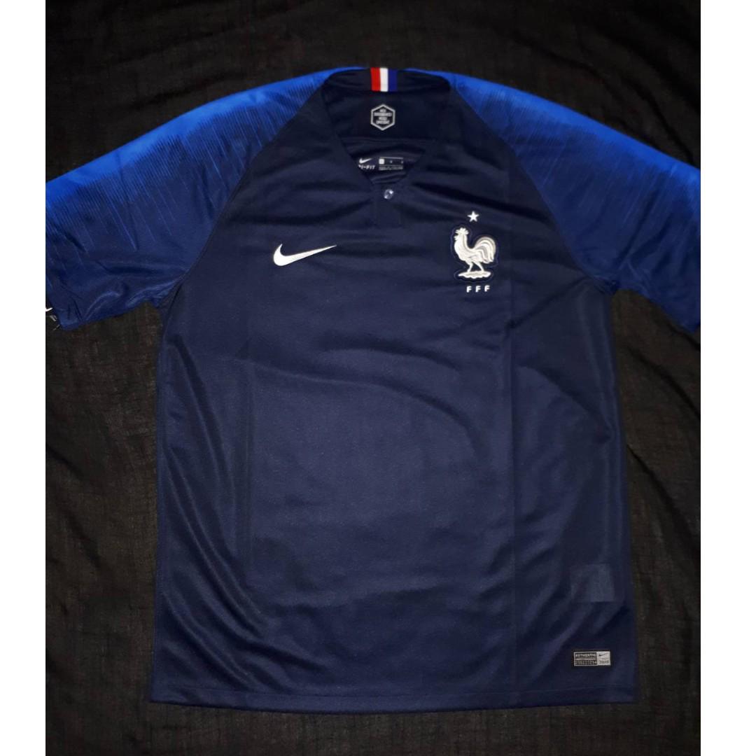 Jersey France World Cup 2018 Original Fesyen Pria Pakaian Di Carousell