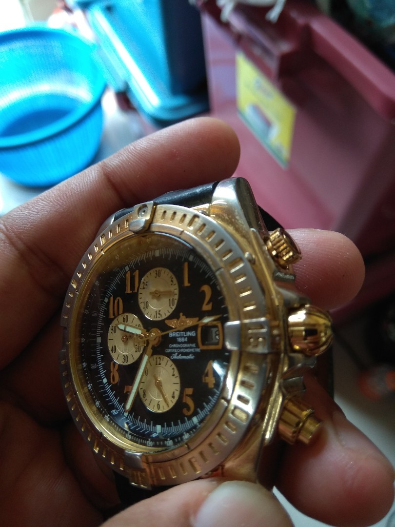 Jual jam Breitling automatic peninggalan babeh Fesyen Pria Jam