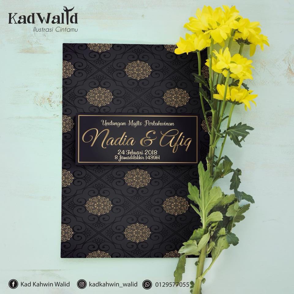 Kad Kahwin Free Delivery Design Craft Artwork On Carousell