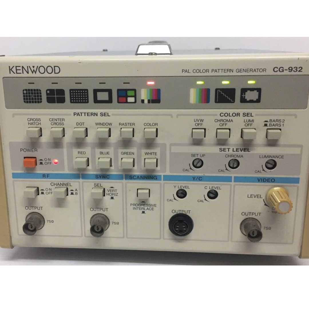 Kenwood Cg 932 Pal Color Pattern Generator Audio Other Audio Equipment On Carousell