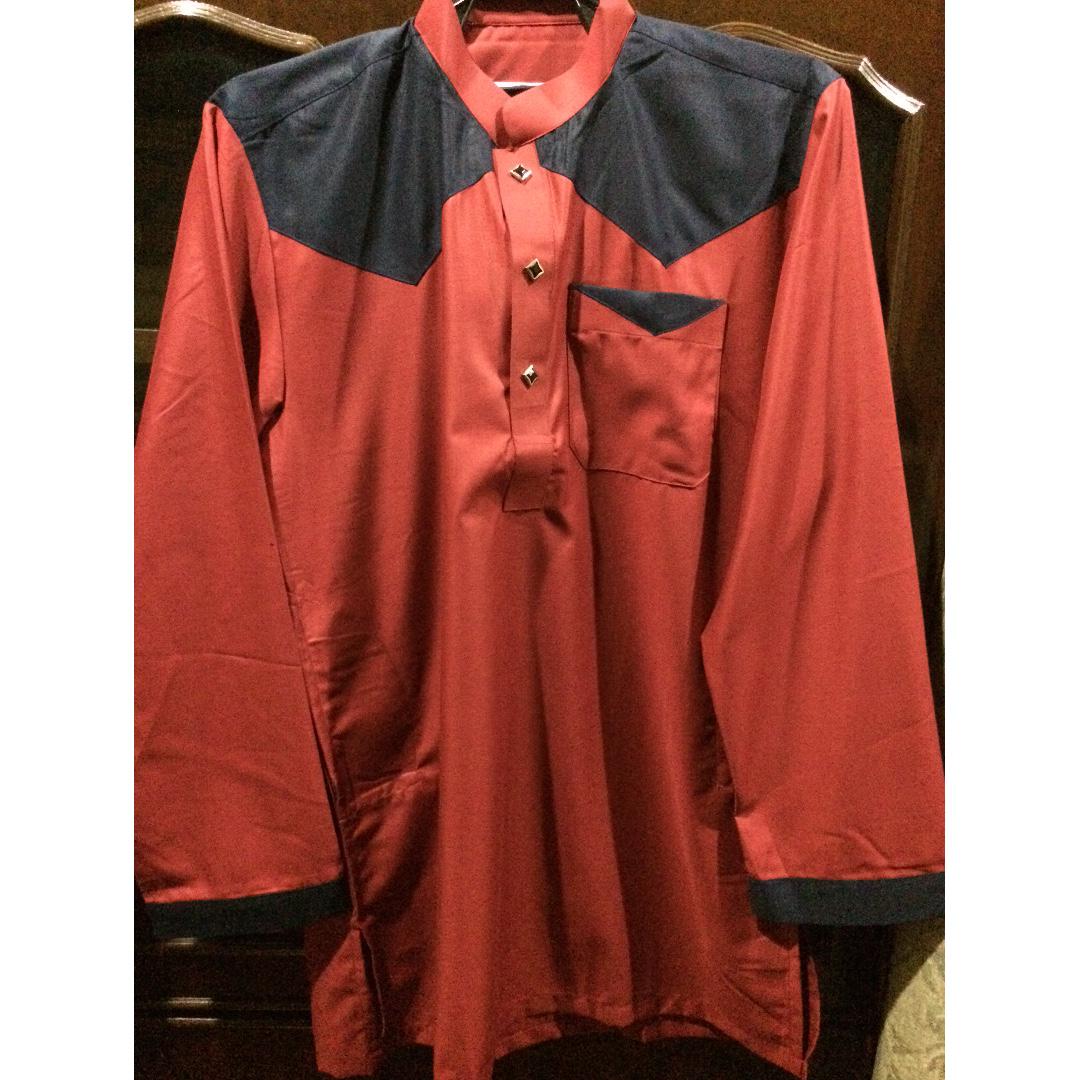 KURTA AL HERA Men s Fashion Muslim Wear Baju Melayu on Carousell