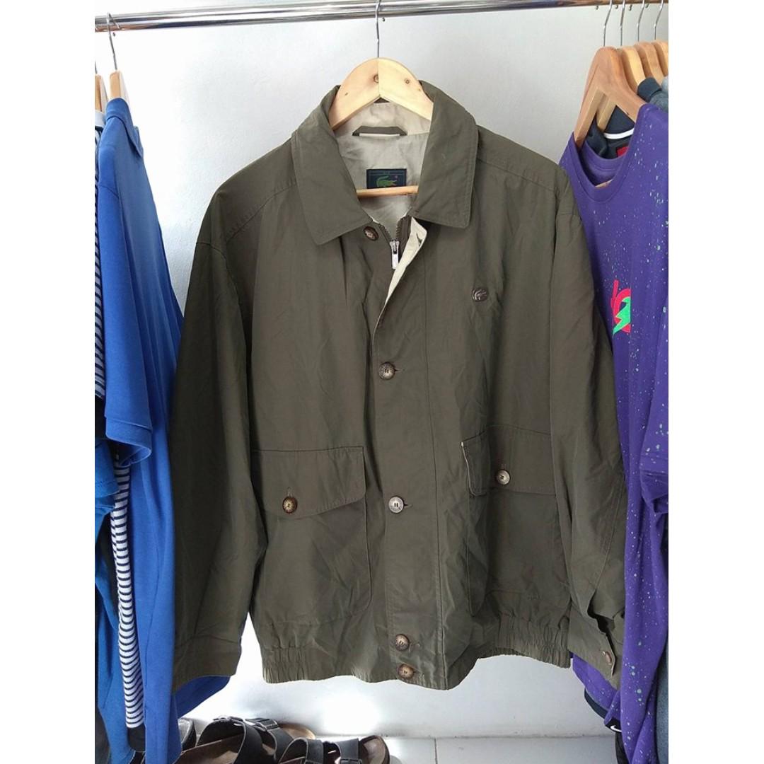 Lacoste coach jacket Men s Fashion Coats Jackets and Outerwear on Carousell