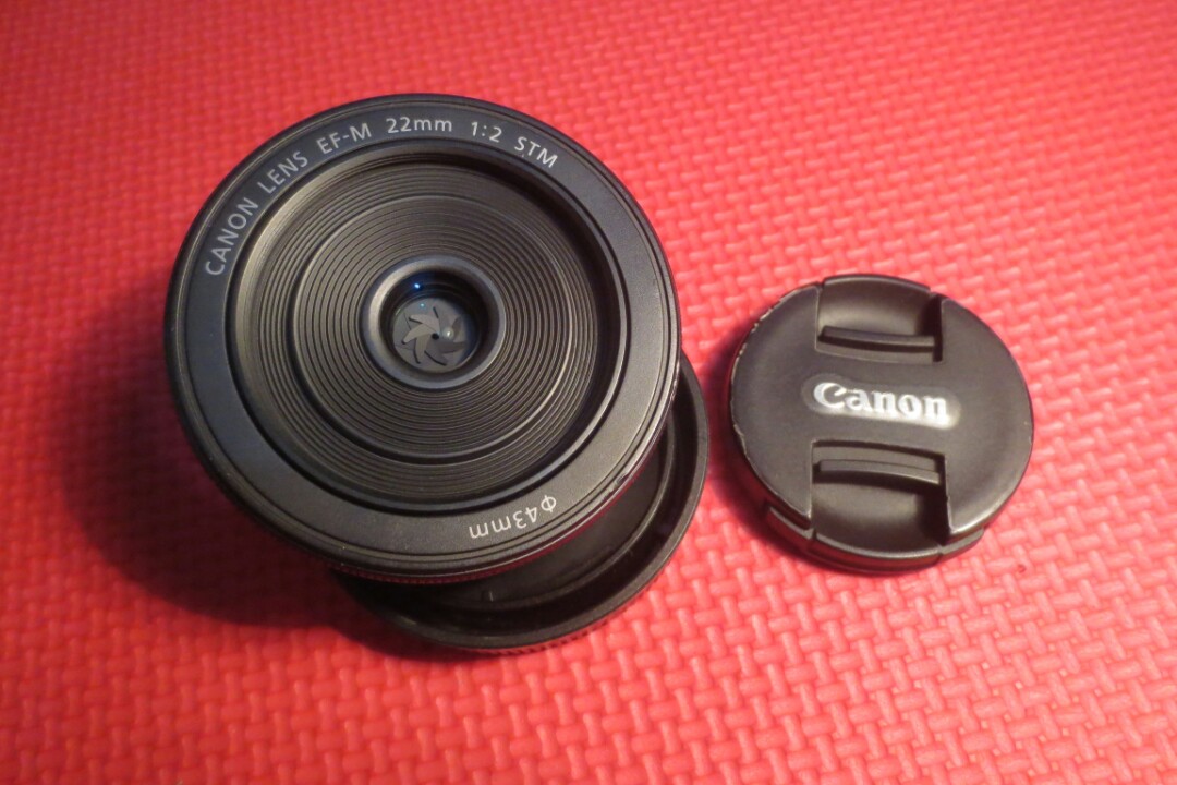 lensa fix mirrorless canon eos m 22mm stm f2