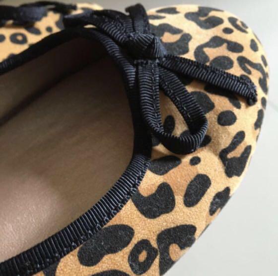 👠Leopard design ballerina/doll shoes 