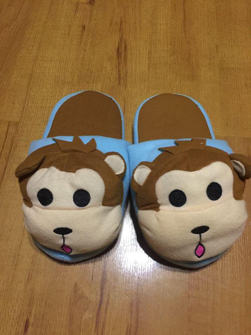 women's monkey slippers