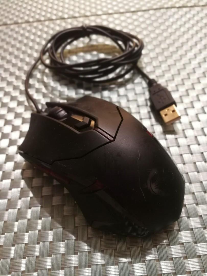 Msi Interceptor Ds B1 Gaming Mouse Electronics Computer Parts Accessories On Carousell