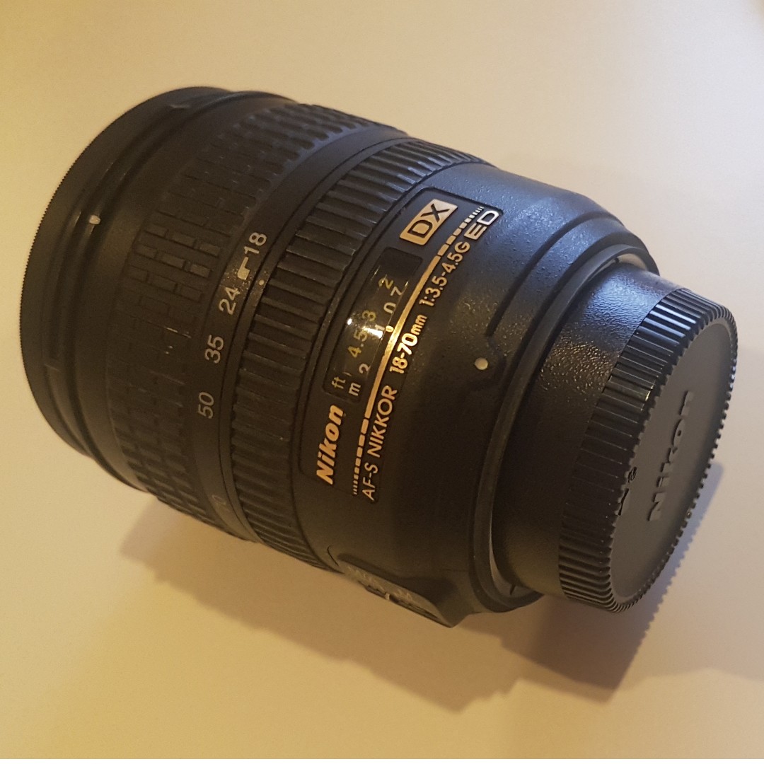 Nikon Af S Nikkor 18 70 Mm 1 3 5 4 5 G Ed Photography Lens Kits On Carousell