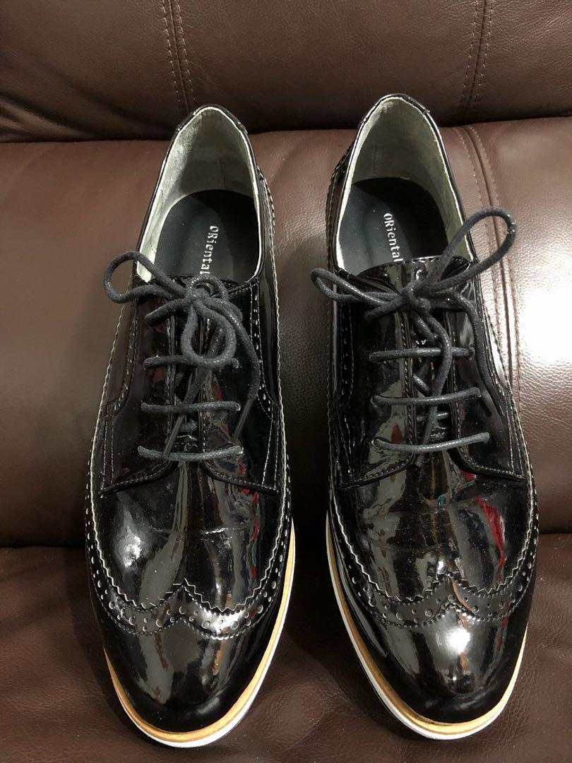 Oriental Traffic Platform Shoes 紳士鞋 L碼 女裝 女裝鞋 Carousell