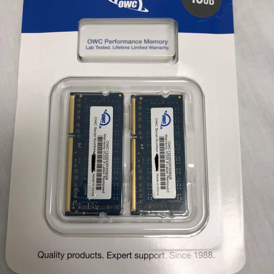 Owc Memory 16gb 2x8gb Upgrade Kit For Apple Macbook Pro Warranty Electronics Computers Laptops On Carousell Owc Memory 16gb 2x8gb Upgrade Kit For Apple Macbook Pro Warranty Electronics Computers Laptops On Carousell