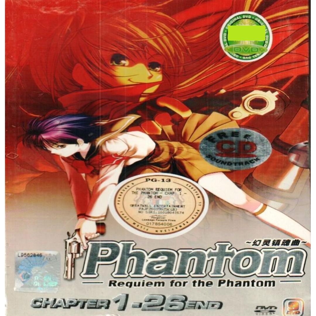 Phantom Requiem For The Phantom Chapter 1-26 End Anime DVD, Hobbies & Toys,  Music & Media, CDs & DVDs on Carousell