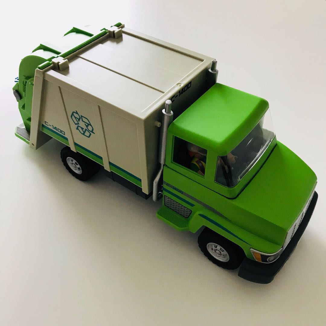 playmobil recycling truck
