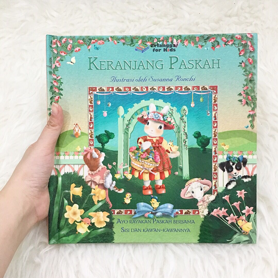 POP UP STORY BOOK Keranjang Paskah Buku Alat Tulis Buku Anak