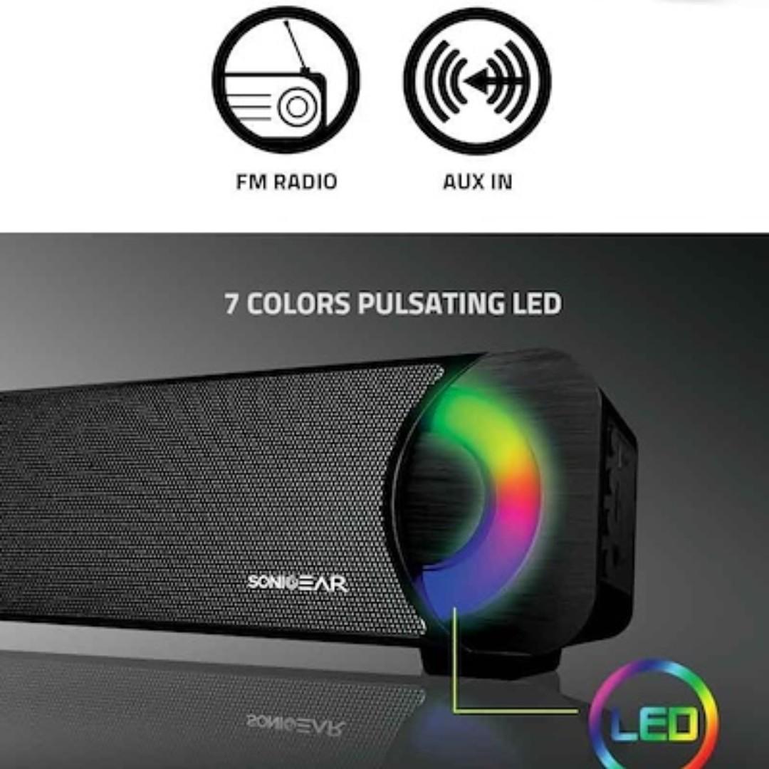Sonicgear Powerfull Soundbar Speaker U Bt 300 1 Year Warranty Elektronik Audio Di Carousell
