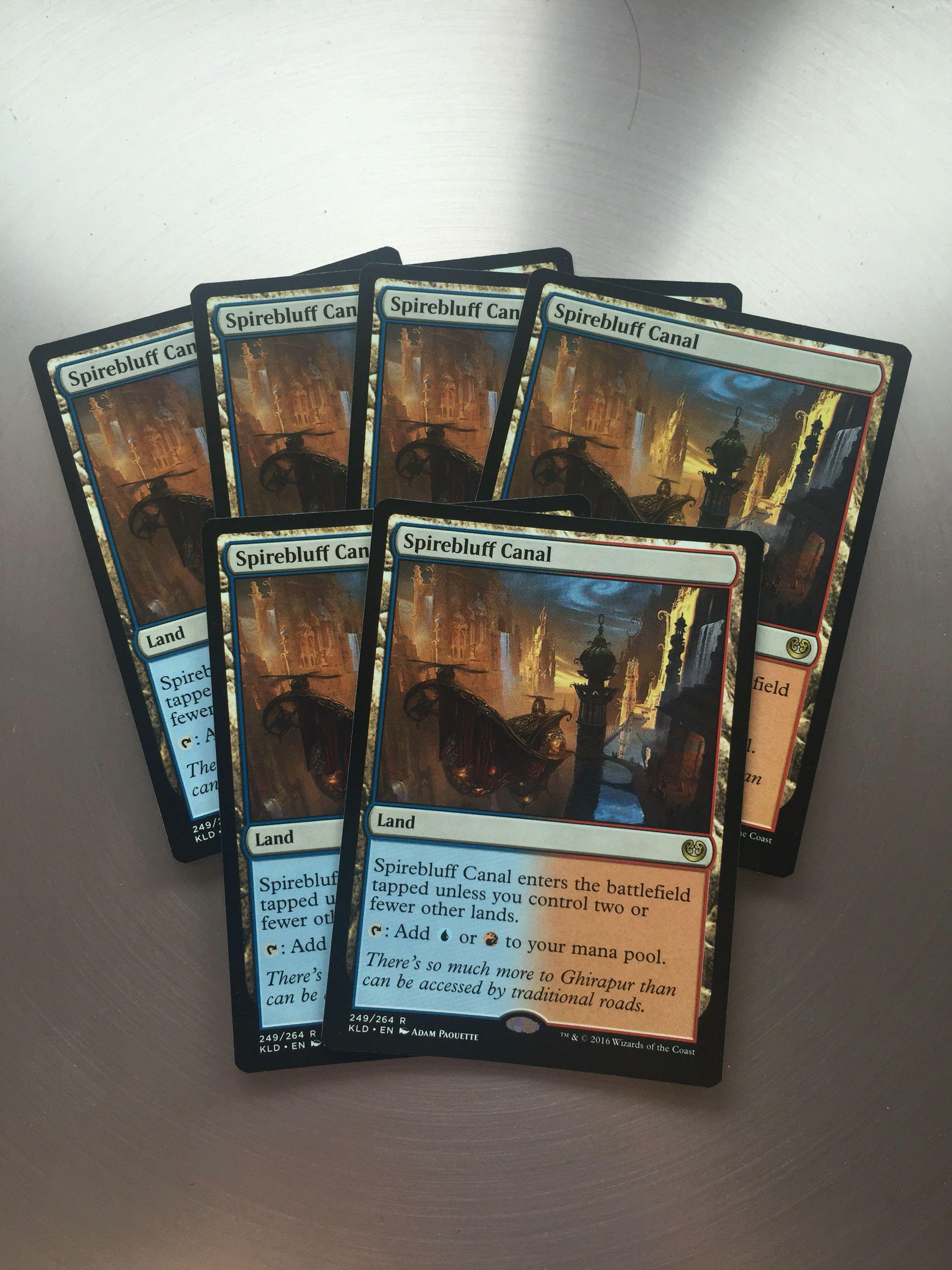 SPIREBLUFF CANAL Kaladesh KLD Magic MTG MINT CARD 