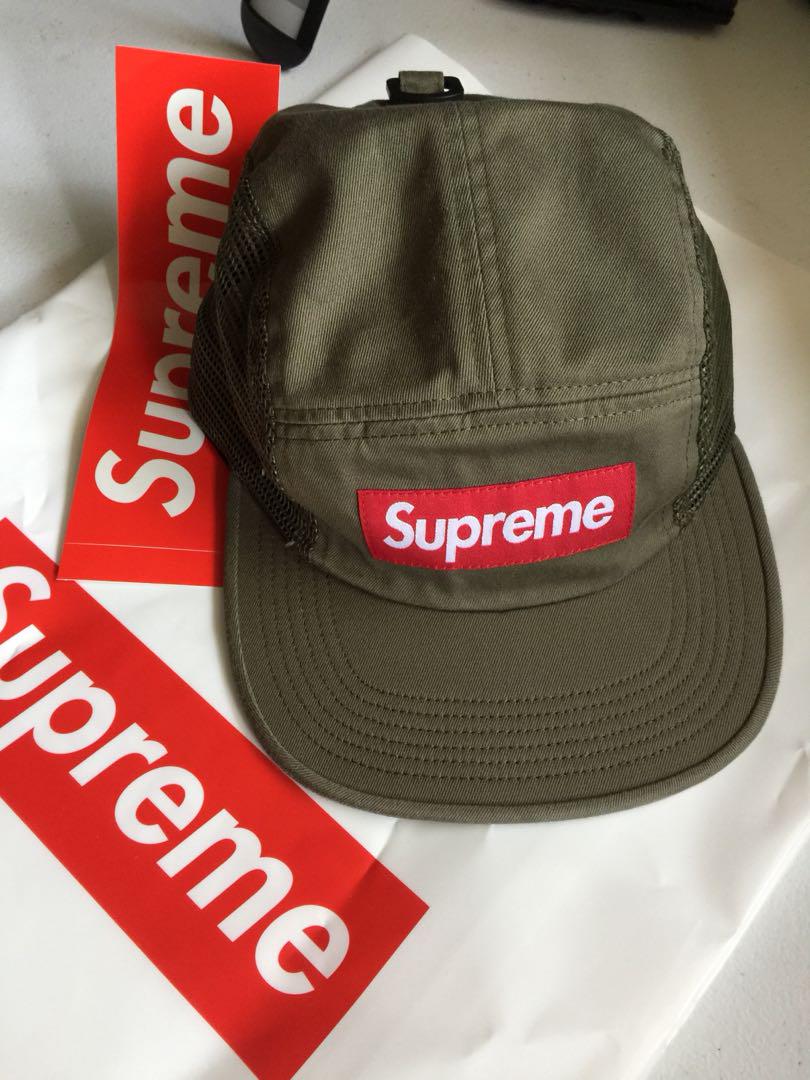 supreme olive hat