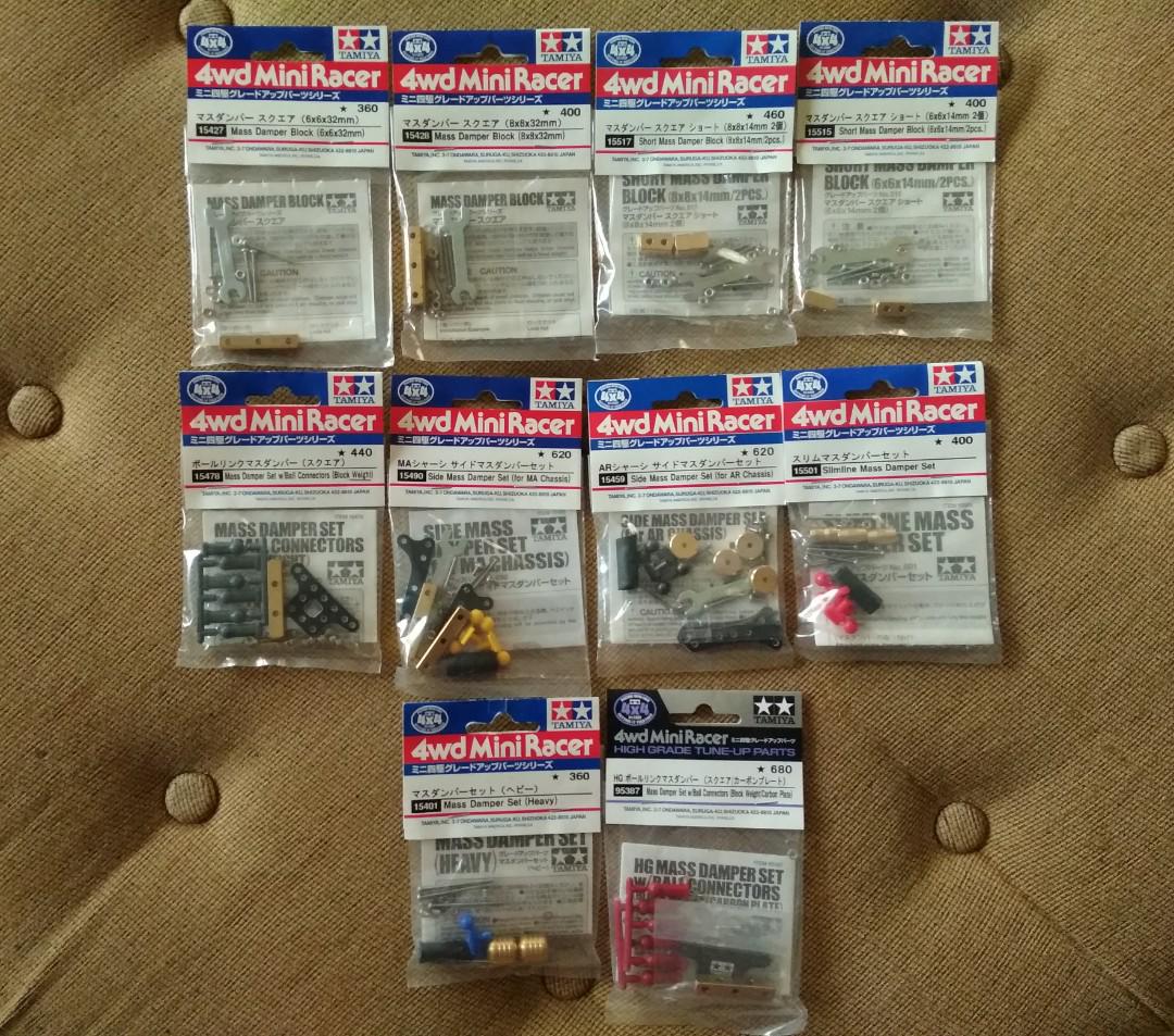 Tamiya Mini 4wd Mass Damper Set Toys Games Other Toys On Carousell