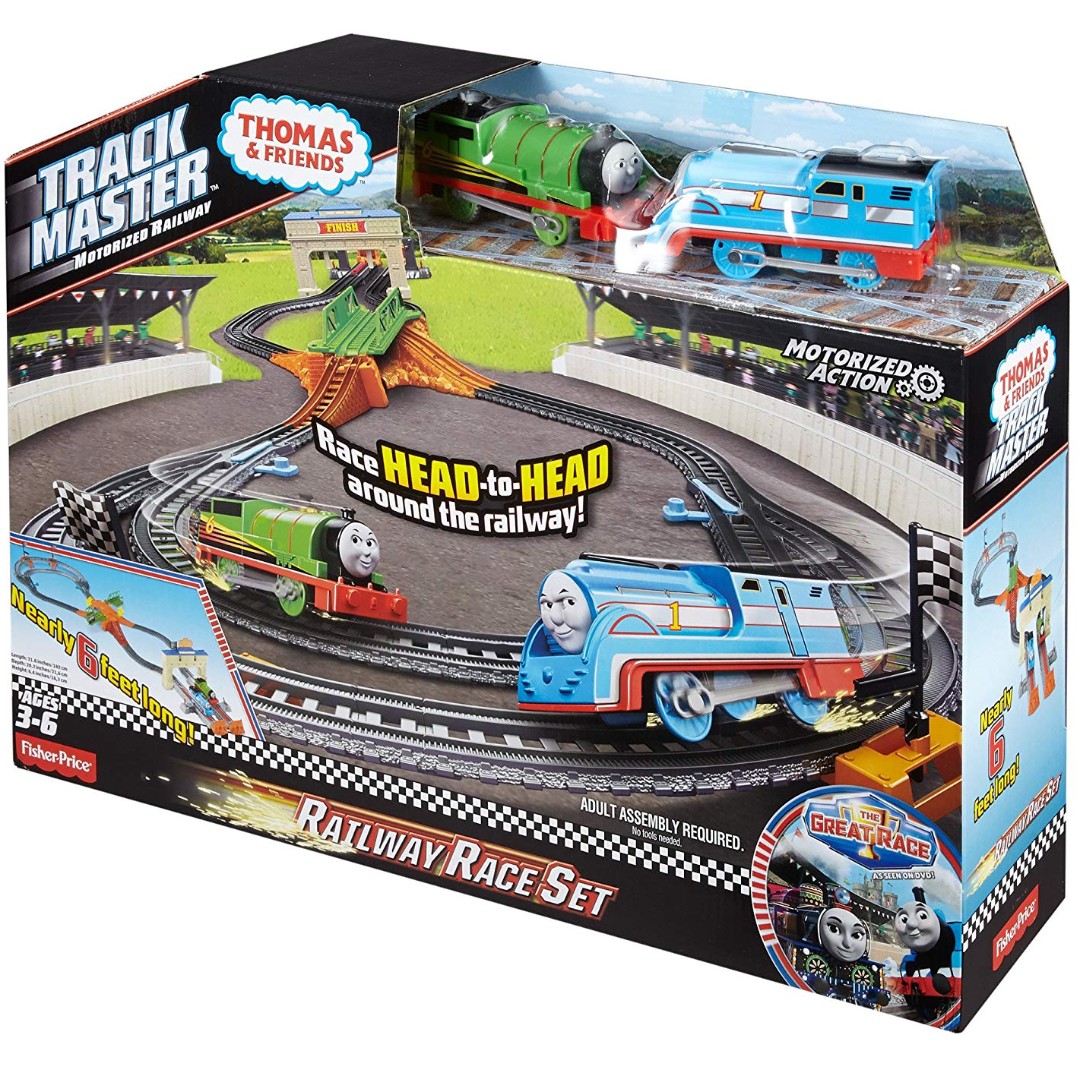 Thomas and percy top railway race set instructions