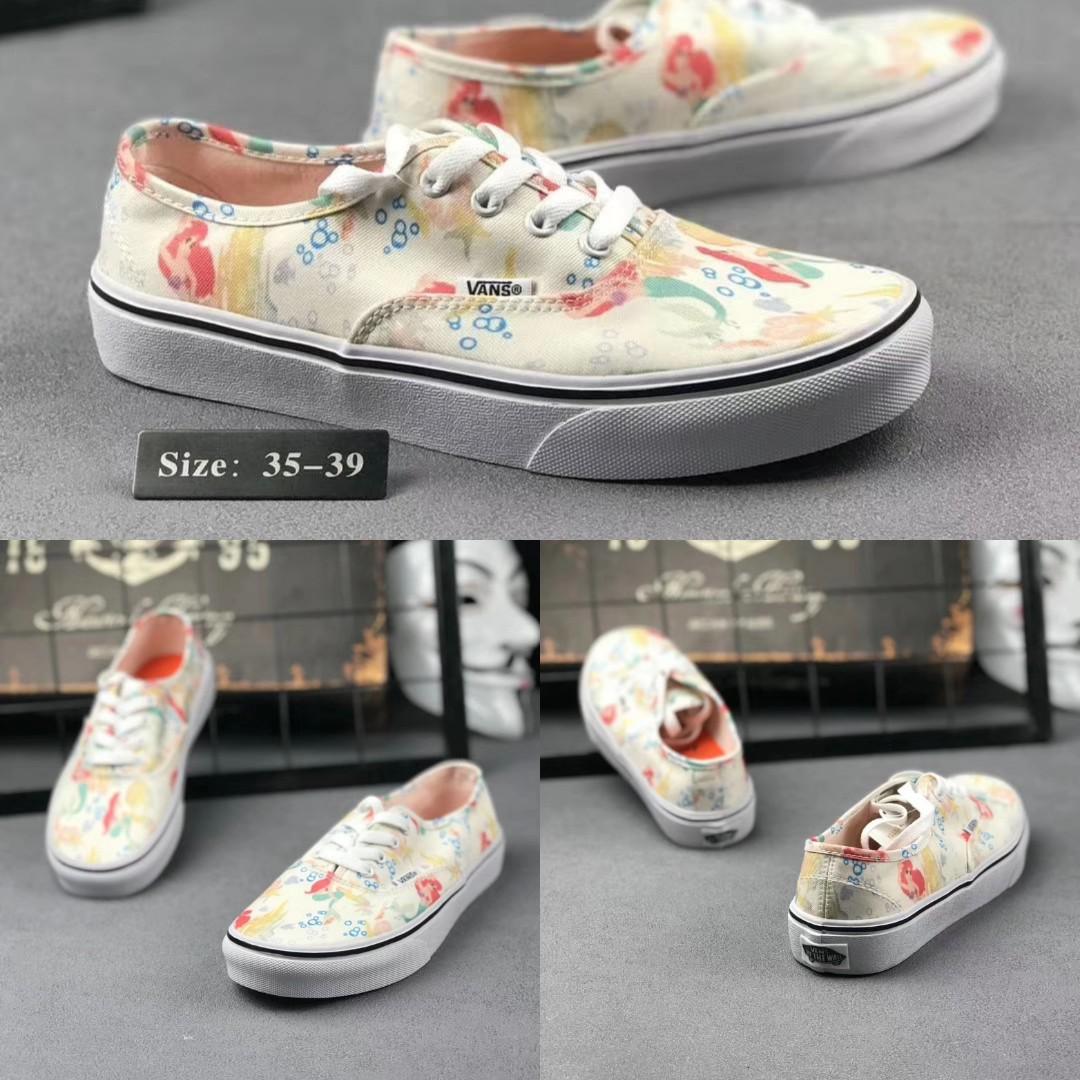 vans flower print shoes
