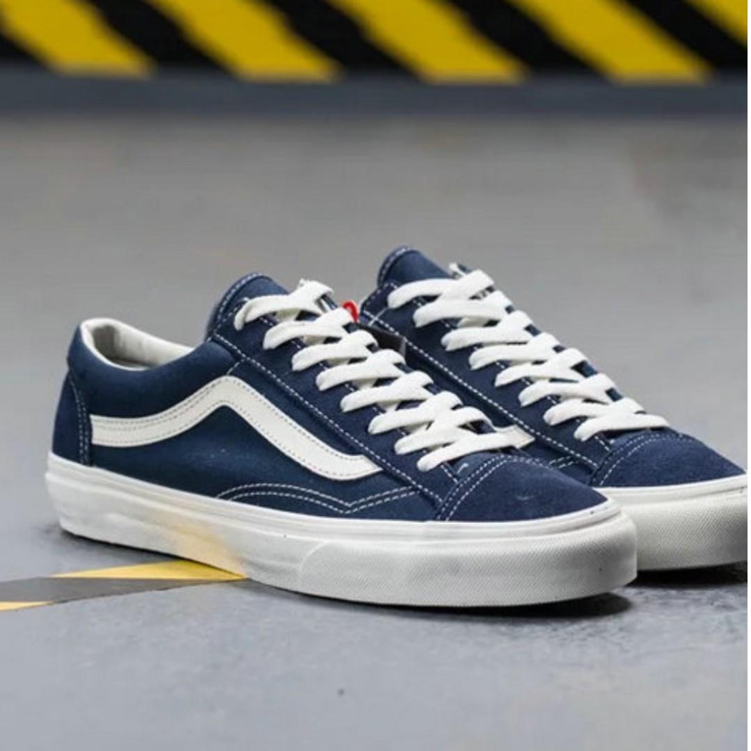 Vans style 36 blue cheap