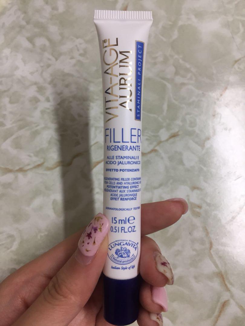 vita age aurum regenerating filler containing stem cells snd hyaluronic