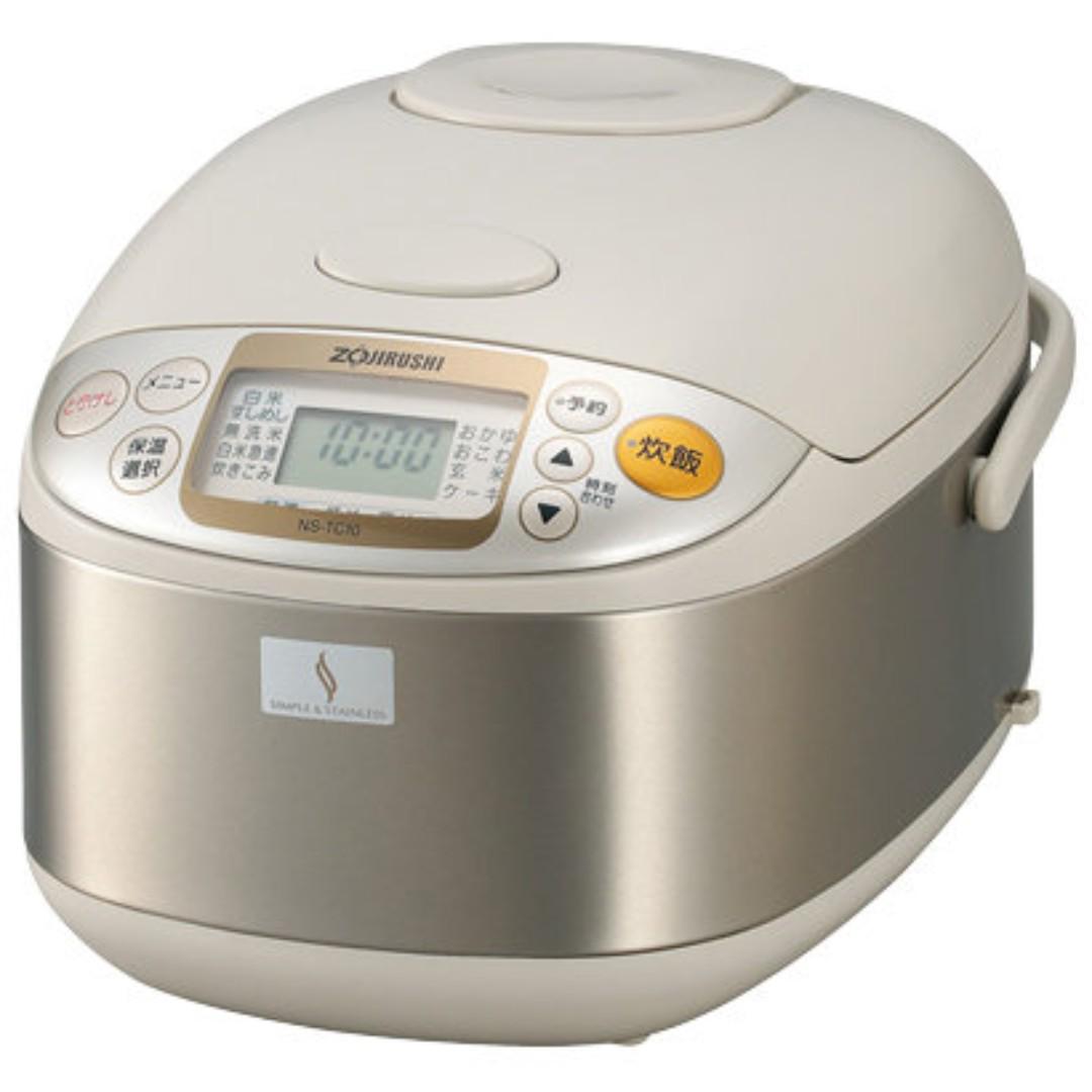 ZOJIRUSHI 象印NS-TC18-XA IH電鍋炊飯器1升10人份不鏽鋼鍋保溫30小時