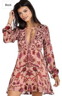 For Love & Lemons Saffron Minidress in Mint Condition