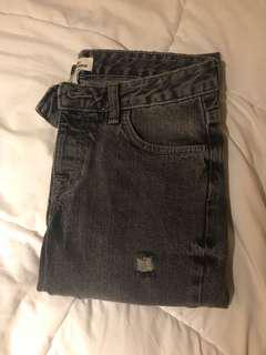 Forever 21 High Waisted Grey Jeans