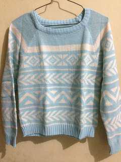 Soft Blue Knitwear