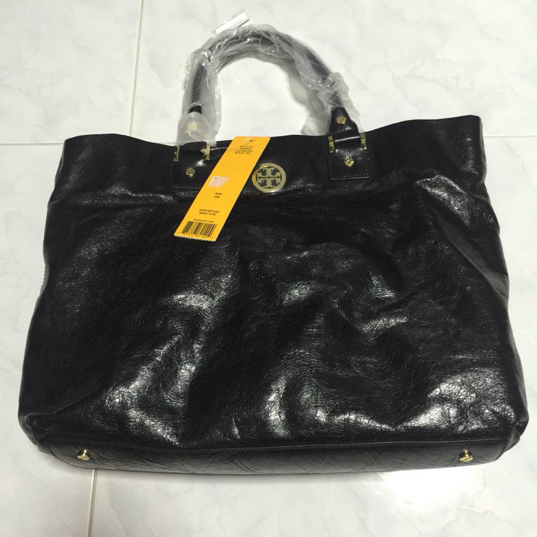 Tory Burch Dena Tote (Black) - outlet pricing GSS - Brand New, Luxury, Bags  & Wallets on Carousell