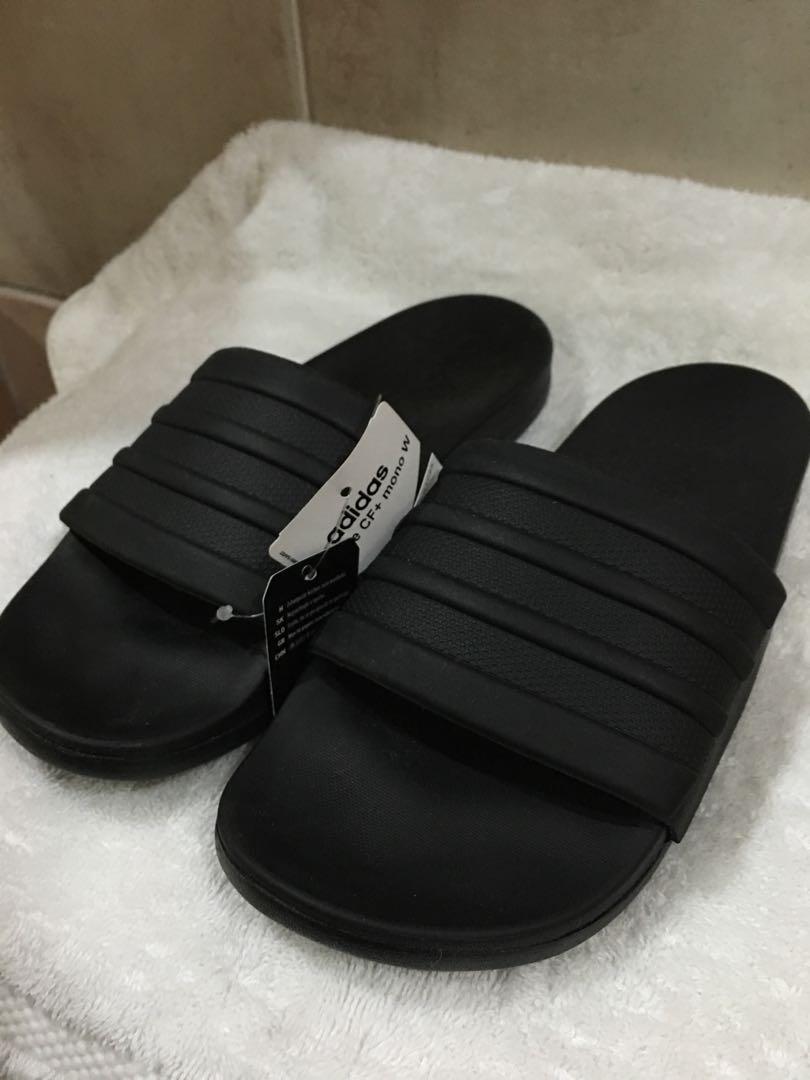 adilette cf mono black