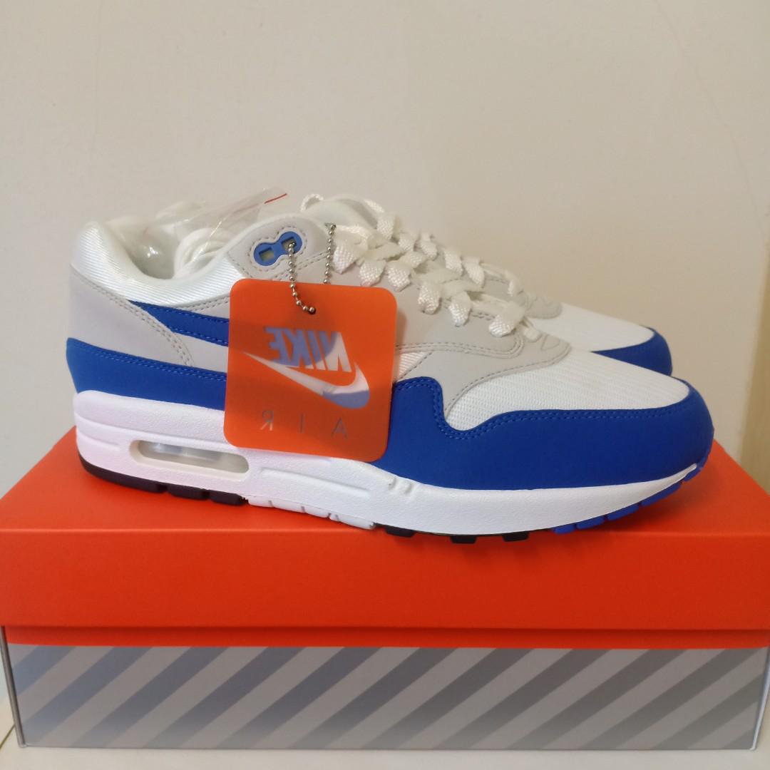 Air Max 1 OG Royal Blue Anniversary With Dustbag