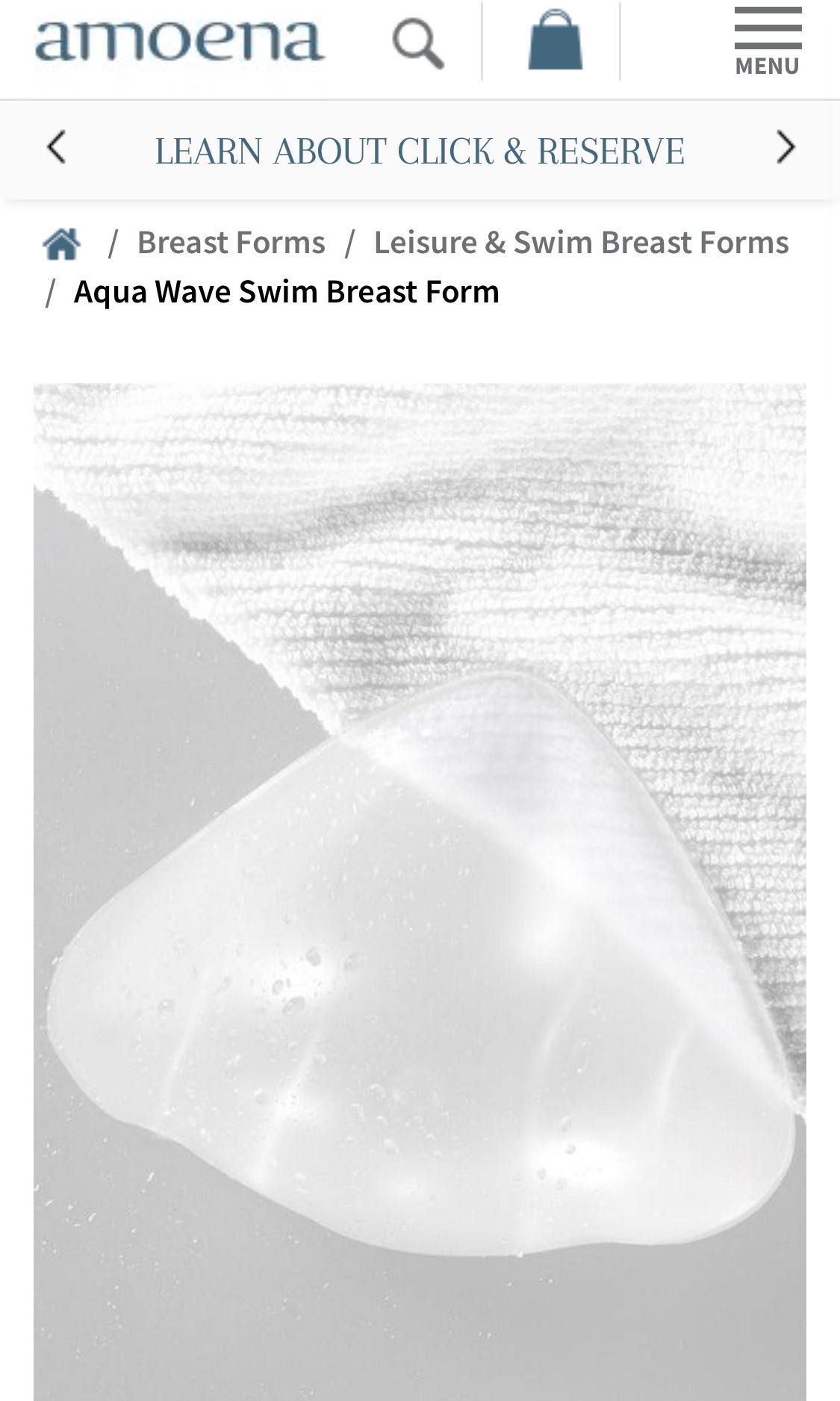 Amoena Aqua Wave Breast Form Size 4 Everything Else On Carousell Amoena aqua wave swim forms are made from clear silicone. carousell