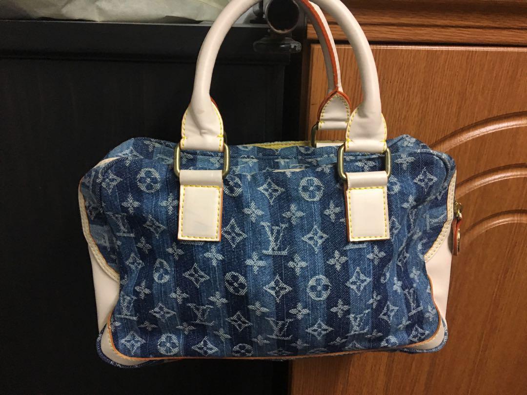 Louis Vuitton by Marc Jacobs Monogram denim XL bag from 2007 On