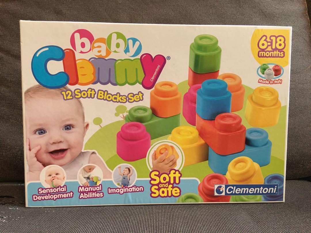 baby clemmy 12 soft blocks