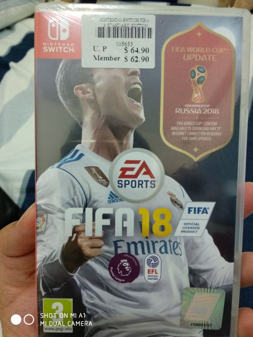 Bnib Sealed Nintendo Switch Fifa18 With Worldcup 18 Update Toys Games Video Gaming Video Games On Carousell