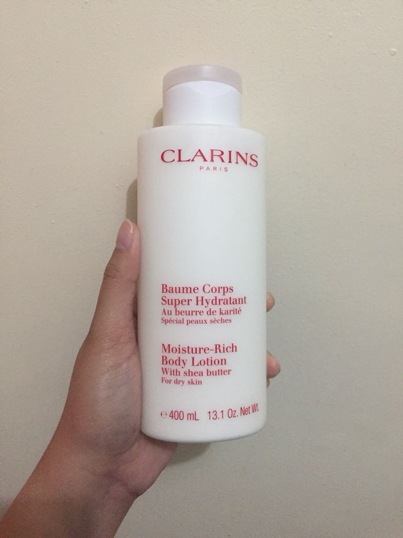 clarins body lotion with shea butter 400ml