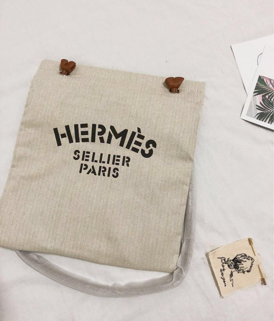 hermes vintage tote bag