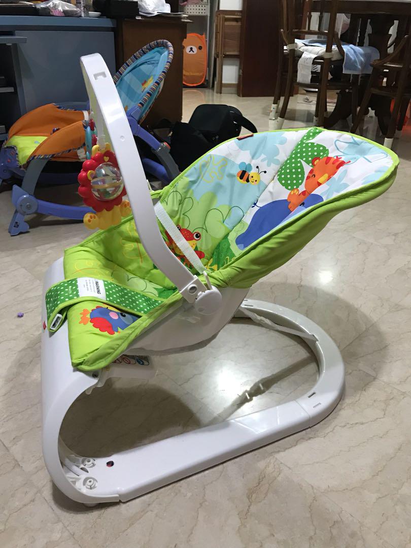 fisher price rainforest friends comfort curve bouncer