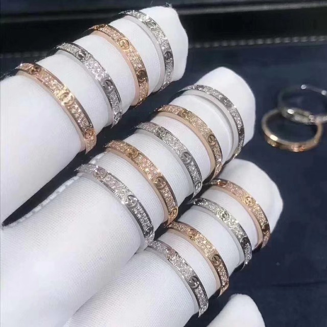 Gold Cartier Love Ring Fashion Jewelry Women S Fashion Jewellery Rings On Carousell