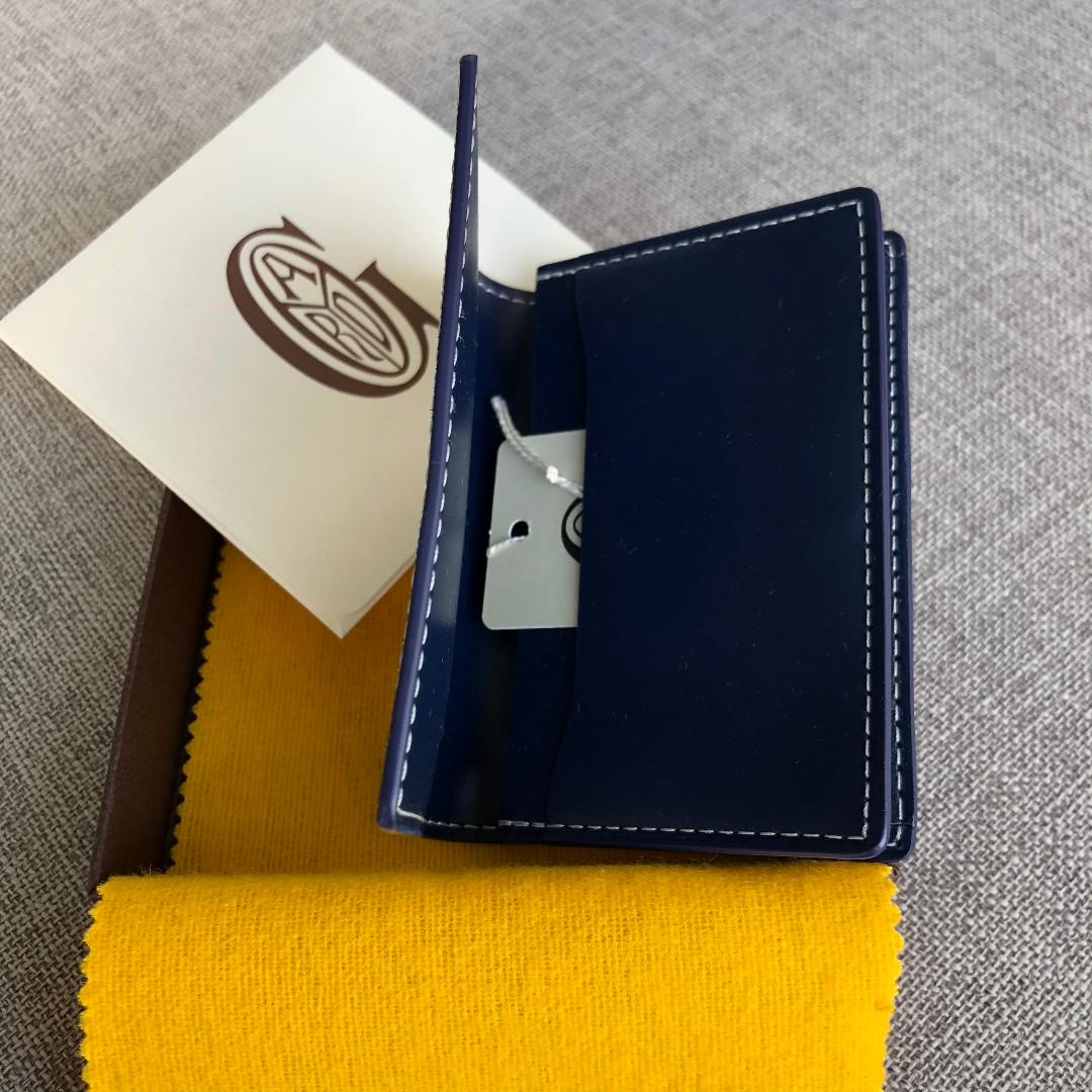 Goyard Bifold Blue Card Holder – eightonethree.