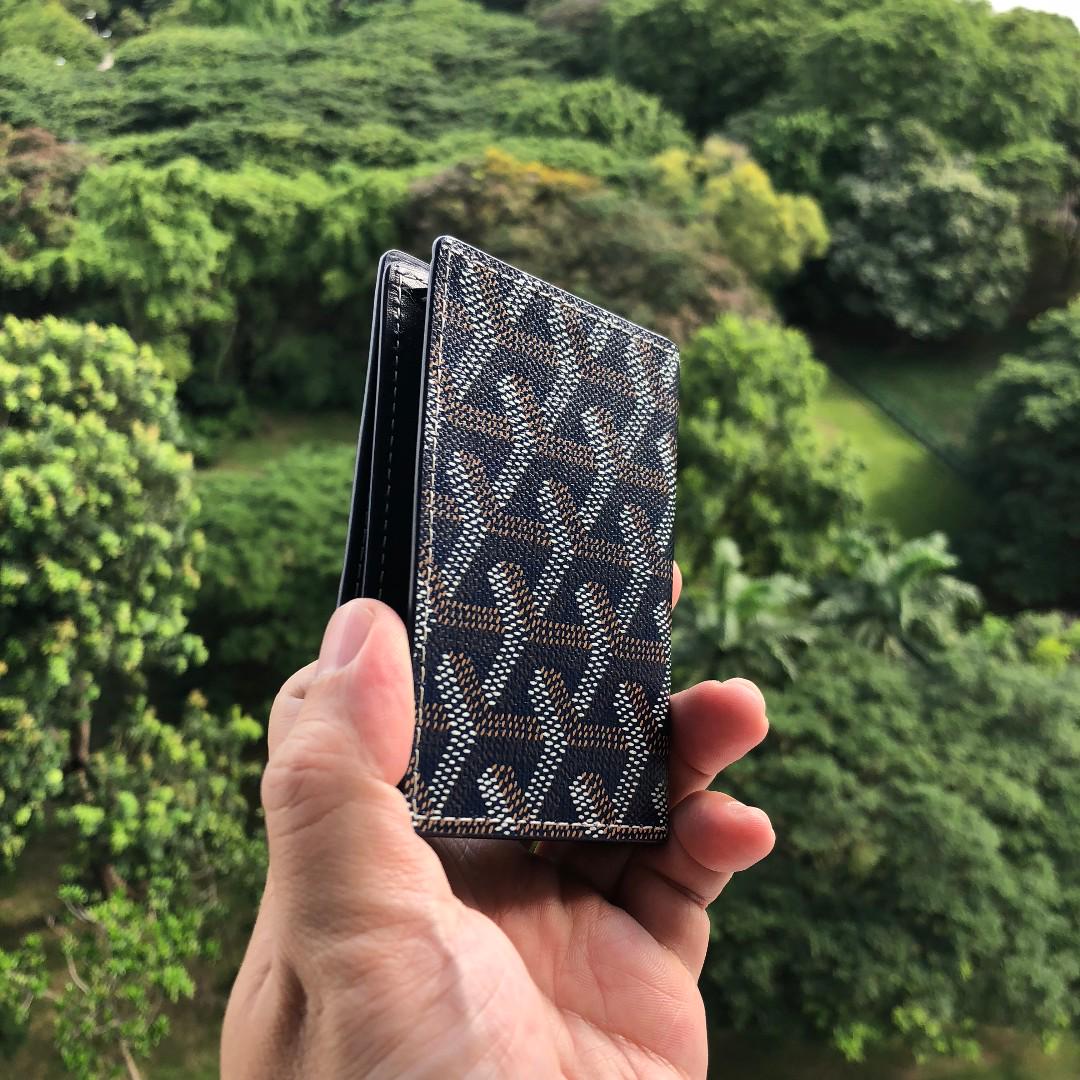 Goyard, Accessories, Goyard Saint Sulpice Card Holder Grey Green