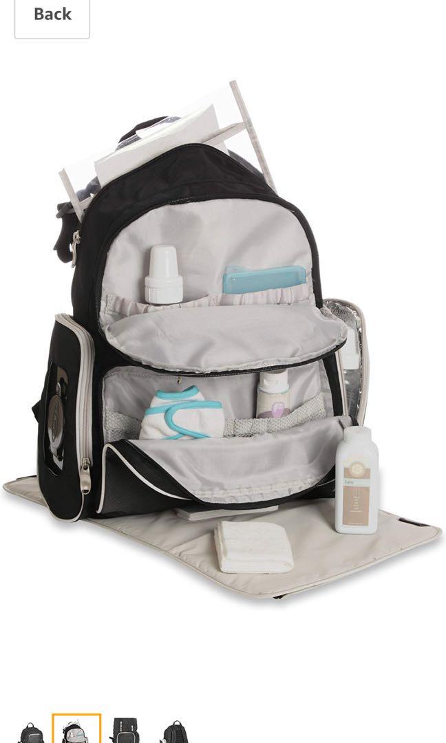 Graco Gotham Smart Organizer System Baby Diaper Bag Backpack Large Roomy Bag with Wipeable Changing Pad Black and Grey Babies Kids Going Out Diaper Bags Wetbags on Carousell