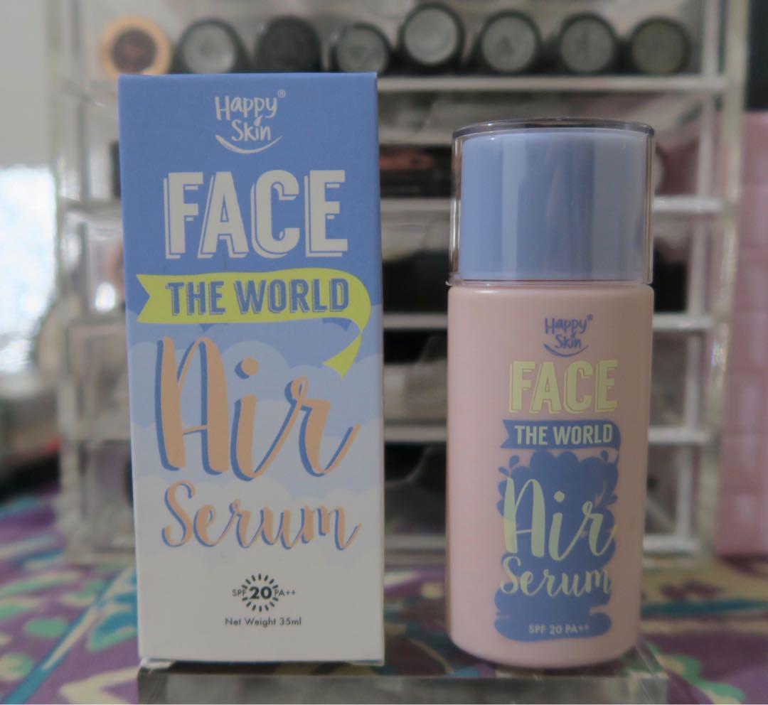 Happy skin face the world air serum clearance