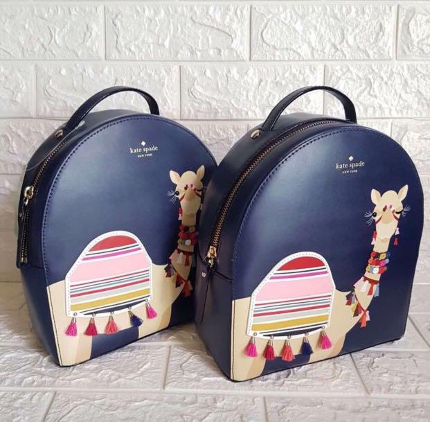 kate spade camel backpack