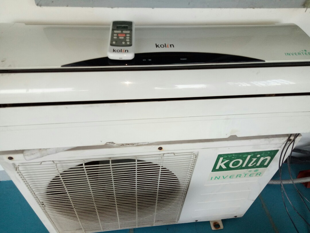 Kolin split type inverter 1.5hp, TV & Home Appliances, Kitchen ...