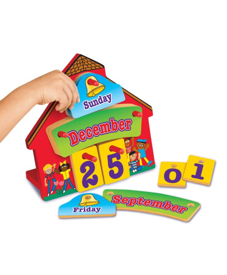 Lakeshore Schoolhouse Desk Calendar, Babies & Kids, Baby Nursery & Kids