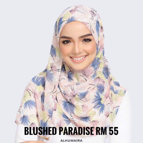 Lana Printed Shawl Alhumaira Contemporary Muslimah Fashion Scarves On Carousell