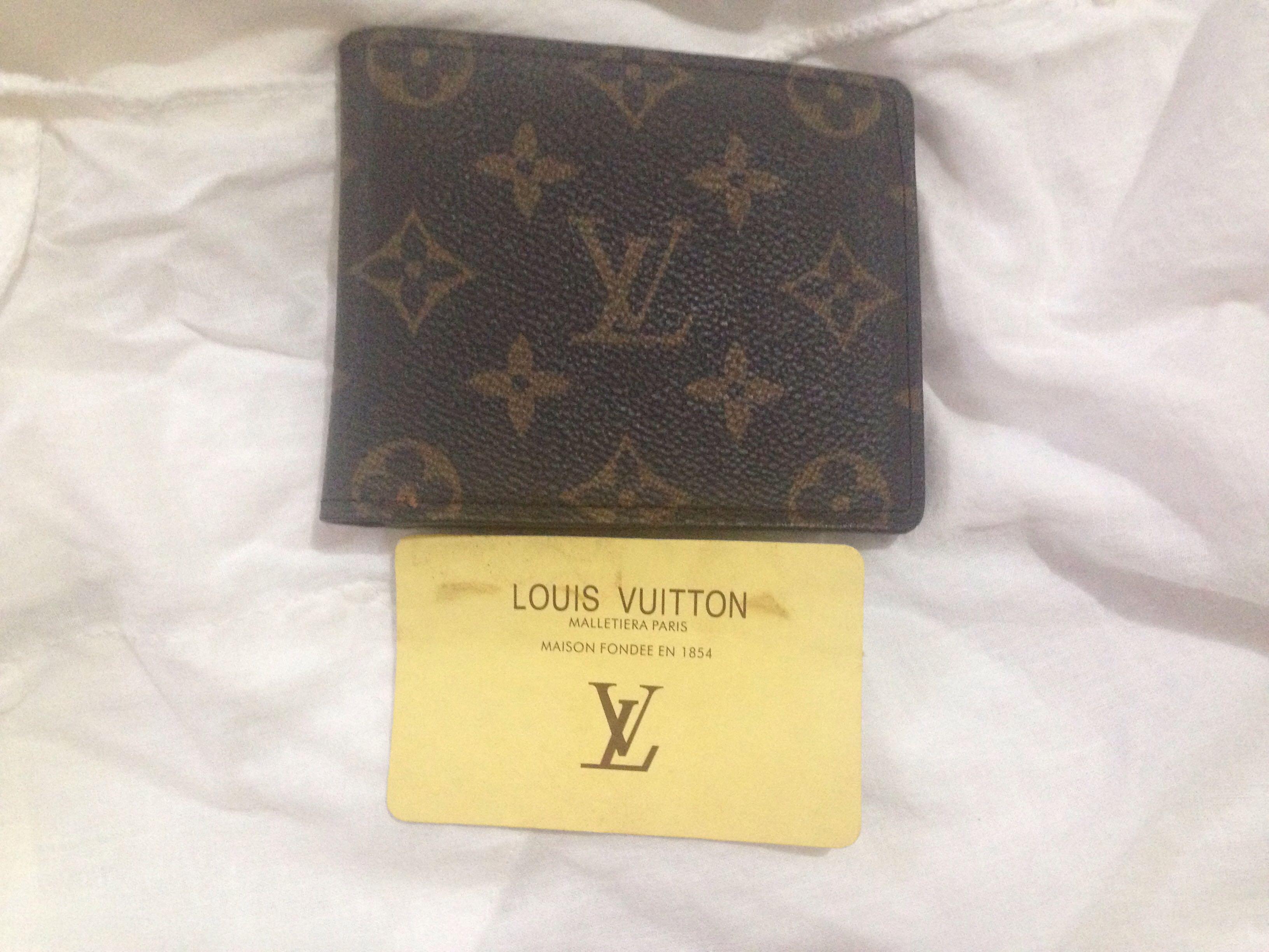 Louis Vuitton Malletiera Paris Maison Fondee En 1854 Wallet