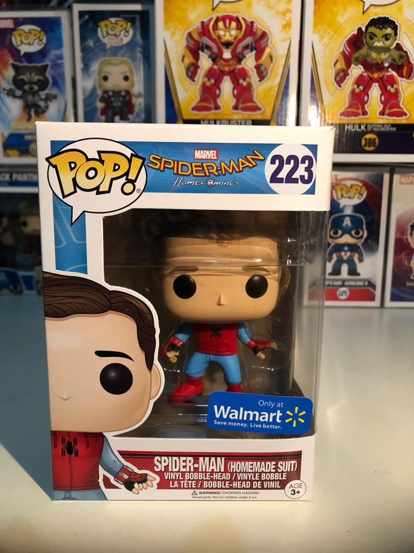 funko pop spider man homecoming walmart exclusive